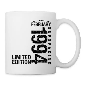 Anniversaire Février 1994 Février né en January - Mug blanc - blanc - Droite