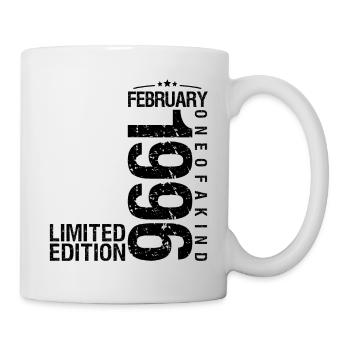 Birthday February 1996 February born in February - Mug - white - Right