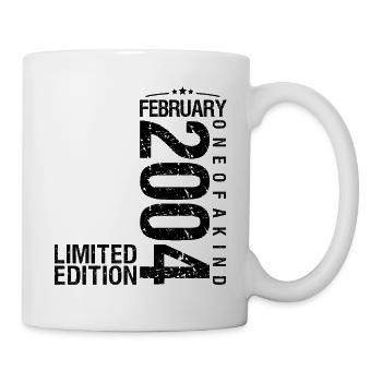 Anniversaire Février 2004 Février né en February - Mug blanc - blanc - Droite