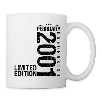 Birthday February 2001 February born in February - Mug - white - Right