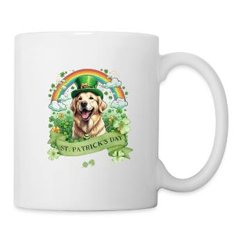 Green Hat and Clover I St. Patrick's Day Golden - Mug - white - Right
