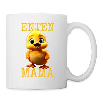 Canards Maman Fête des Mères Canetons Mignons Mère Canard - Mug blanc - blanc - Droite