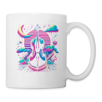 Violin Violinist Fiddle Violinists - Mug - white - Right