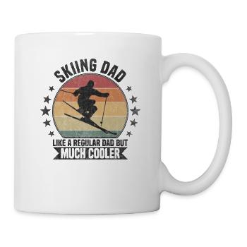 Papa skieur Ski - Mug blanc - blanc - Droite
