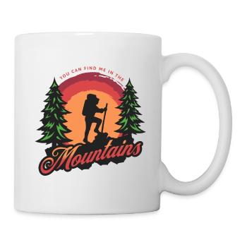 Randonnée dans les montagnes Aventure en plein air - Mug blanc - blanc - Droite