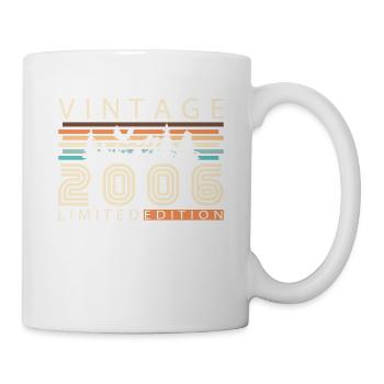 Original 2006 Jahrgang Geburtstag Geschenk - Tasse - Weiß - Rechts