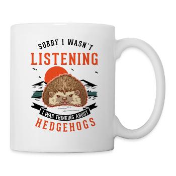 Hedgehog Gift Spiny Hedgehog - Mug - white - Right