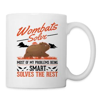 Australischer Wombat - Tasse - Weiß - Rechts