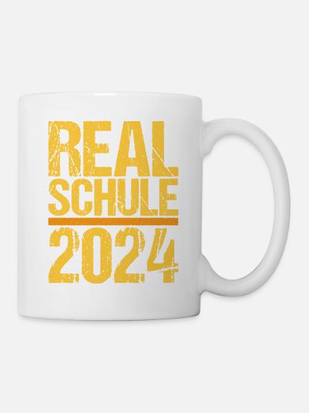 Realschule Junge Mädchen Realschule 2024 - Tasse - Weiß
