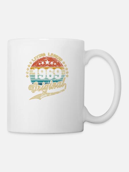 1969 Geburtstag Living Legend Original - Tasse - Weiß