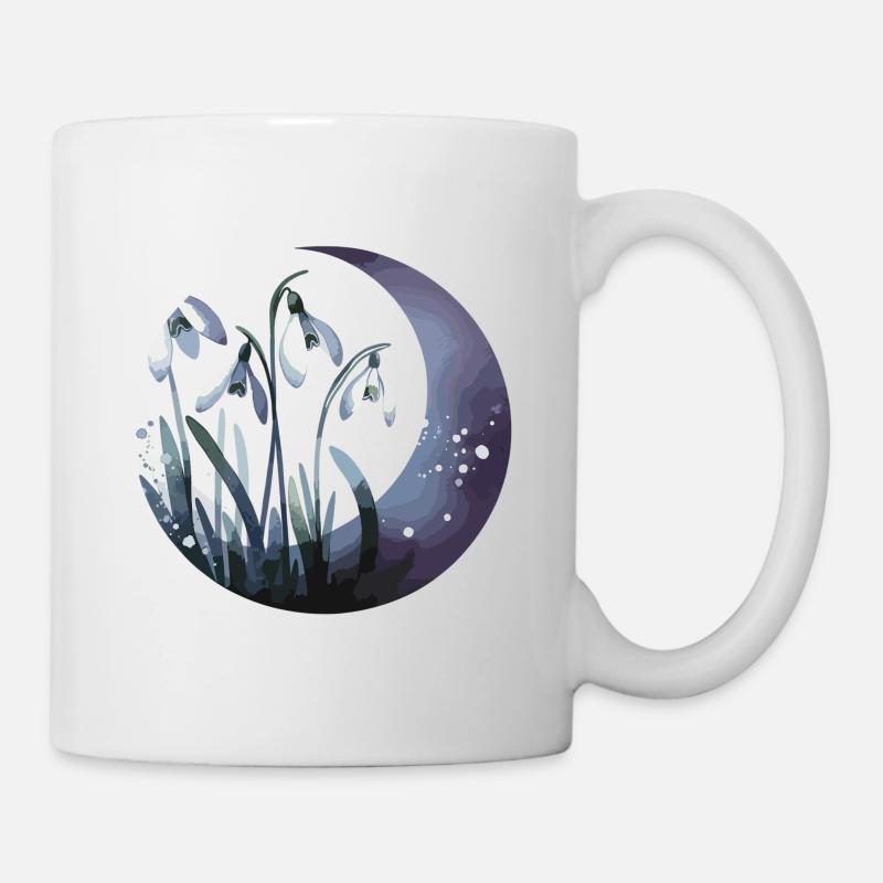 Perce-neige dessiné - Mug blanc - blanc