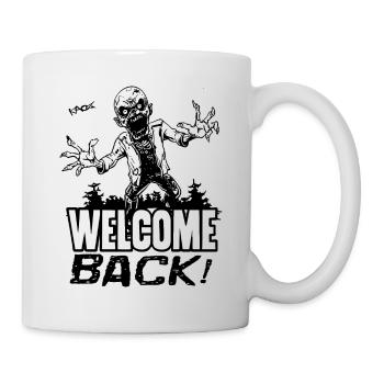 Bon retour, zombie - Mug blanc - blanc - Droite