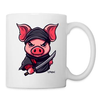 Ninja Pig - Mug - white - Right