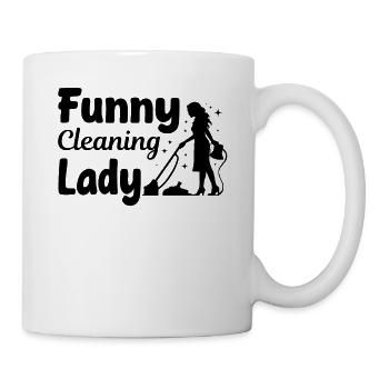 Femme de ménage drôle femme de ménage - Mug blanc - blanc - Droite
