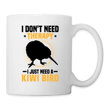 Juste besoin de Kiwi oiseau bécassine Bouquet - Mug blanc - blanc - Droite