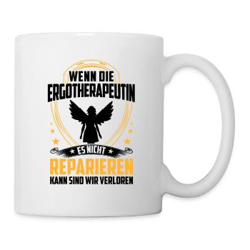 L’ergothérapeute ne répare pas l’ergothérapie - Mug blanc - blanc - Droite