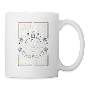 Say Less Do More 12 - Tasse - Weiß - Rechts