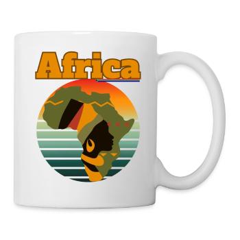 Afrique Afro-descendant - Mug blanc - blanc - Droite