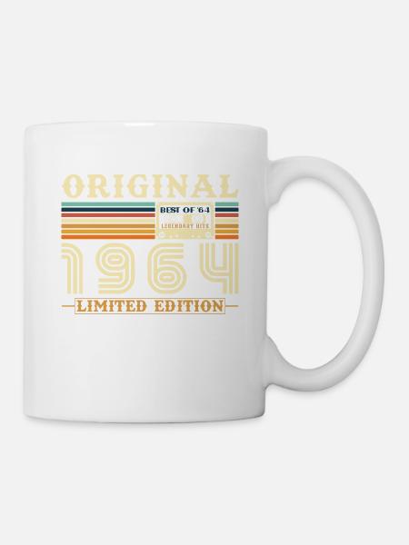 Original 1964 Jahrgang Geburtstag Geschenk - Tasse - Weiß