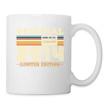 Original 2014 Jahrgang Geburtstag Geschenk - Tasse - Weiß - Rechts