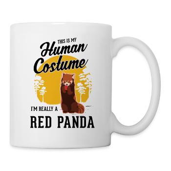 Roter Panda Geschenk Red Panda - Tasse - Weiß - Rechts