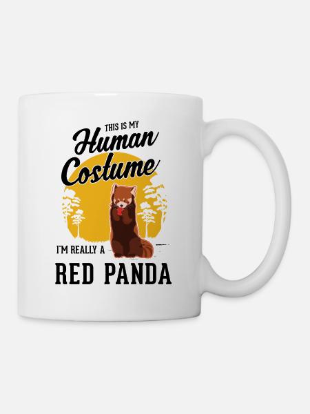 Cadeau Panda roux Panda roux - Mug blanc - blanc