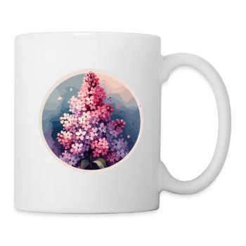 Lilac drawn - Mug - white - Right