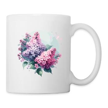 Lilac drawn - Mug - white - Right