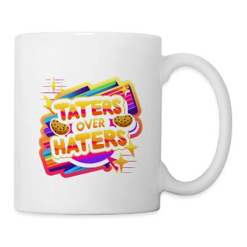 taters over haters 14 - Tasse - Weiß - Rechts