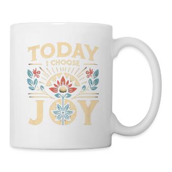 Aujourd’hui, je choisis la joie 11 - Mug blanc - blanc - Droite