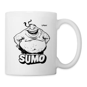 Big, thick sumo - Mug - white - Right