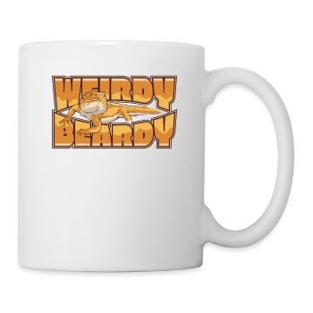 Weirdy Beardy Pogona Pet Lizard Owner Bearded - Mug - white - Right