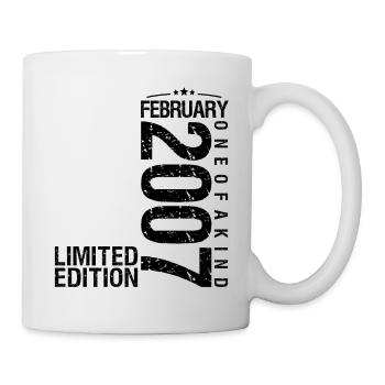 Birthday February 2007 February born in February - Mug - white - Right