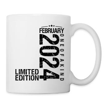 Birthday February 2024 February born in February - Mug - white - Right