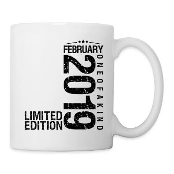 Birthday February 2019 February born in February - Mug - white - Right