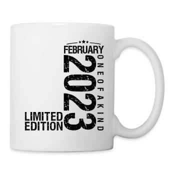Birthday February 2023 February born in February - Mug - white - Right