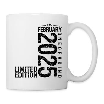 Birthday February 2025 February born in February - Mug - white - Right