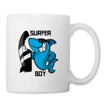 Hai - Tasse - Weiß - Rechts
