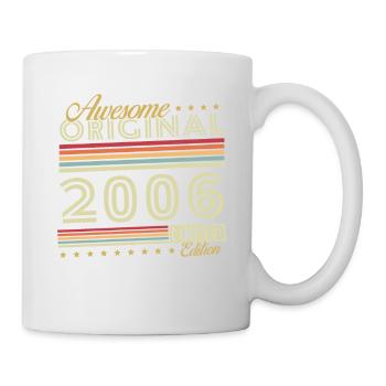 Original 2006 Jahrgang Geburtstag Geschenk - Tasse - Weiß - Rechts
