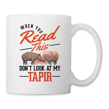 Tapir Lowland Tapir Tapirdae Tapir - Mug - white - Right