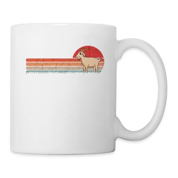 Goats Retro Goat Host Vintage Goat - Mug - white - Right