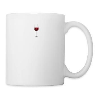 Red Wine Is My Spirit Animal T-Shirt - Funny Drink - Mug - white - Right
