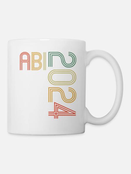 Abitur Junge Mädchen Abi Abitur 2024 - Tasse - Weiß