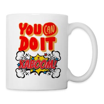 Sie können Go tun - Tasse - Weiß - Rechts