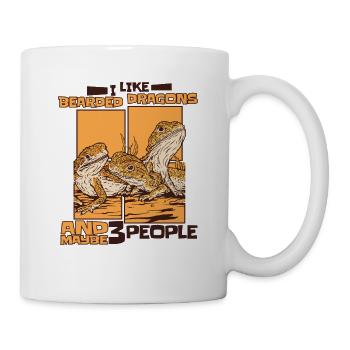 I Like Bearded Dragons And Maybe 3 People Pet - Mug - white - Right