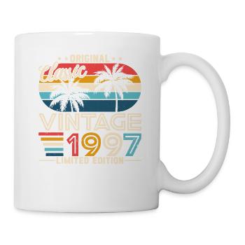 Cadeau d’anniversaire vintage 1997 - Mug blanc - blanc - Droite
