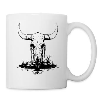Bulls Skull - Mug - white - Right