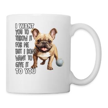 French Bulldog Dog Lover Frenchie - Mug - white - Right
