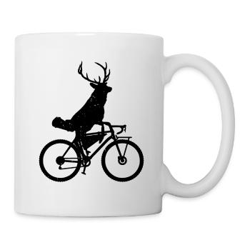 Gravel Bike Bikepacking Deer - Tasse - Weiß - Rechts