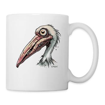 A zombie pelican - Mug - white - Right